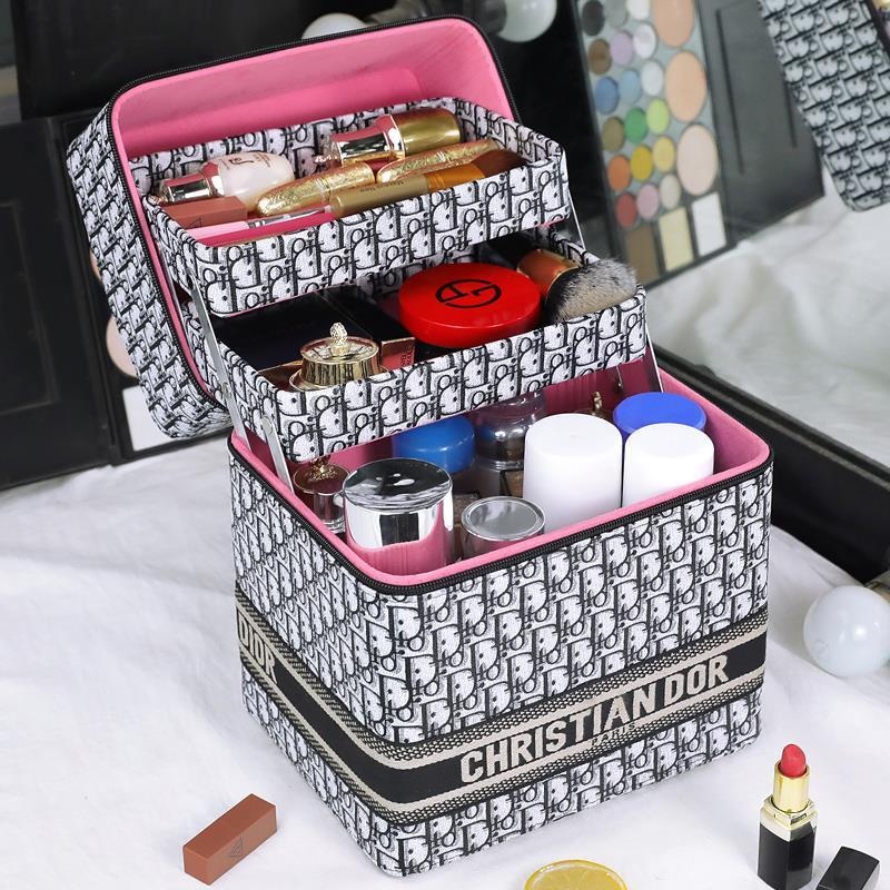 Cosmetic Bag Large Capacity Portable Outdoor Portable New Ins Internet Celebrity High-Grade Product Storage Box Portable