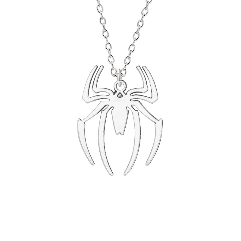 DIY Retro Spider Necklace For Men Women Male Steampunk Insect Vintage Ancient Pendant Necklaces Unisex Jewelry Gifts