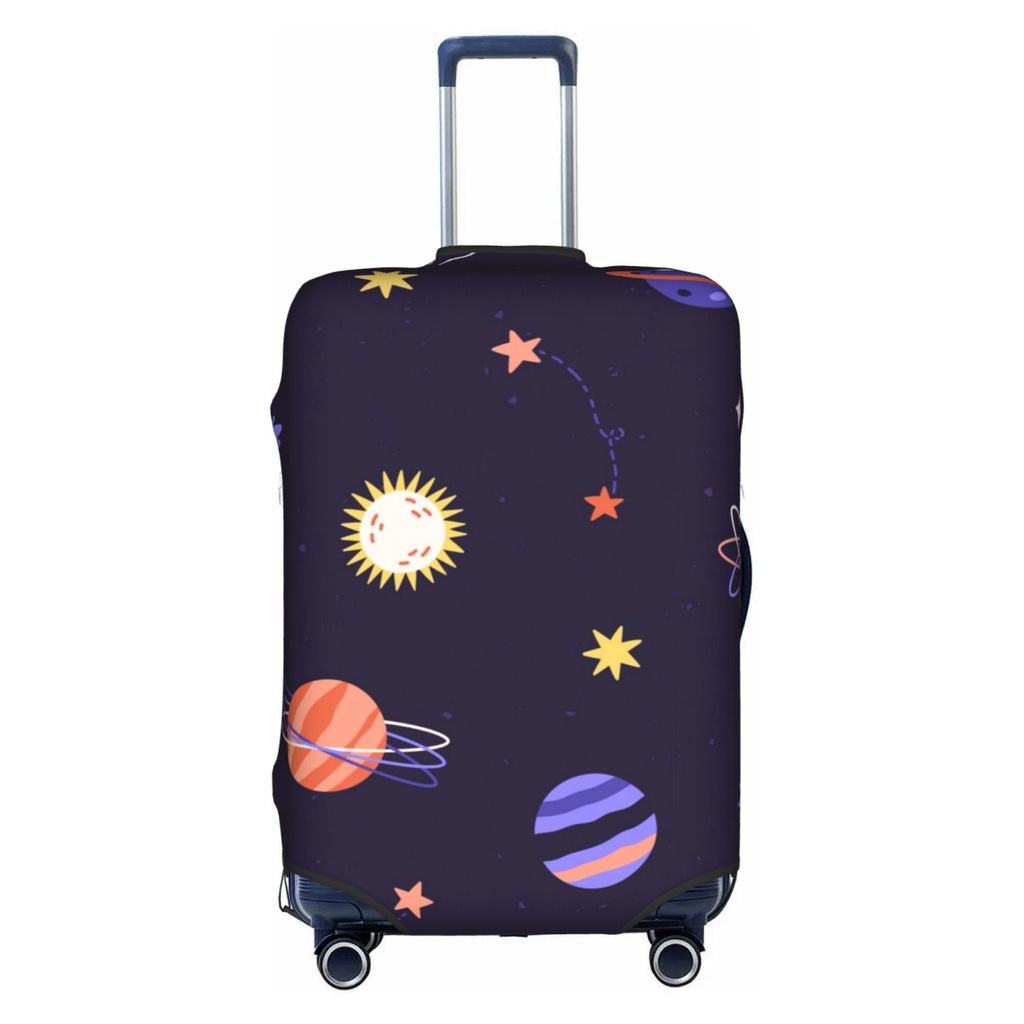 Planet Space Technology Luggage Cover Washable Suitcase Protector Anti-scratch Suitcase cover Fits 18-32 Inch Luggage