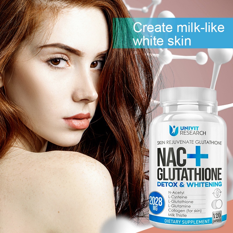 NAC Skin Whitening Glutathione Supplements- Whitening Anti Aging Acne Scar And Dark Spot Remover