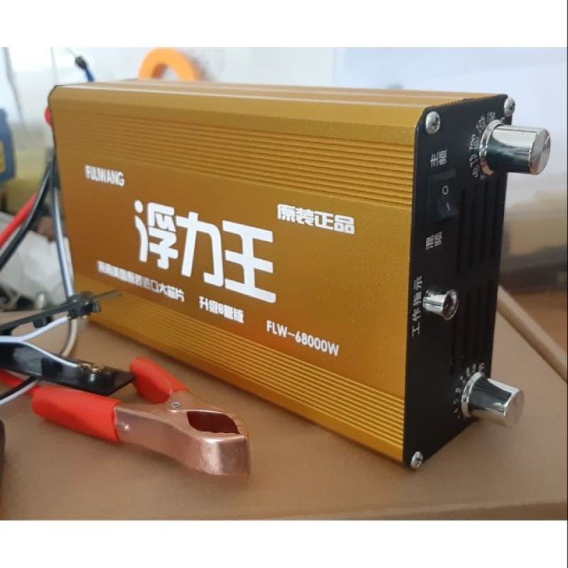 Revolutionize your fishing with the FLW-58000W Ultrasonic Electro Fisher - Shock, stun, and catch big!