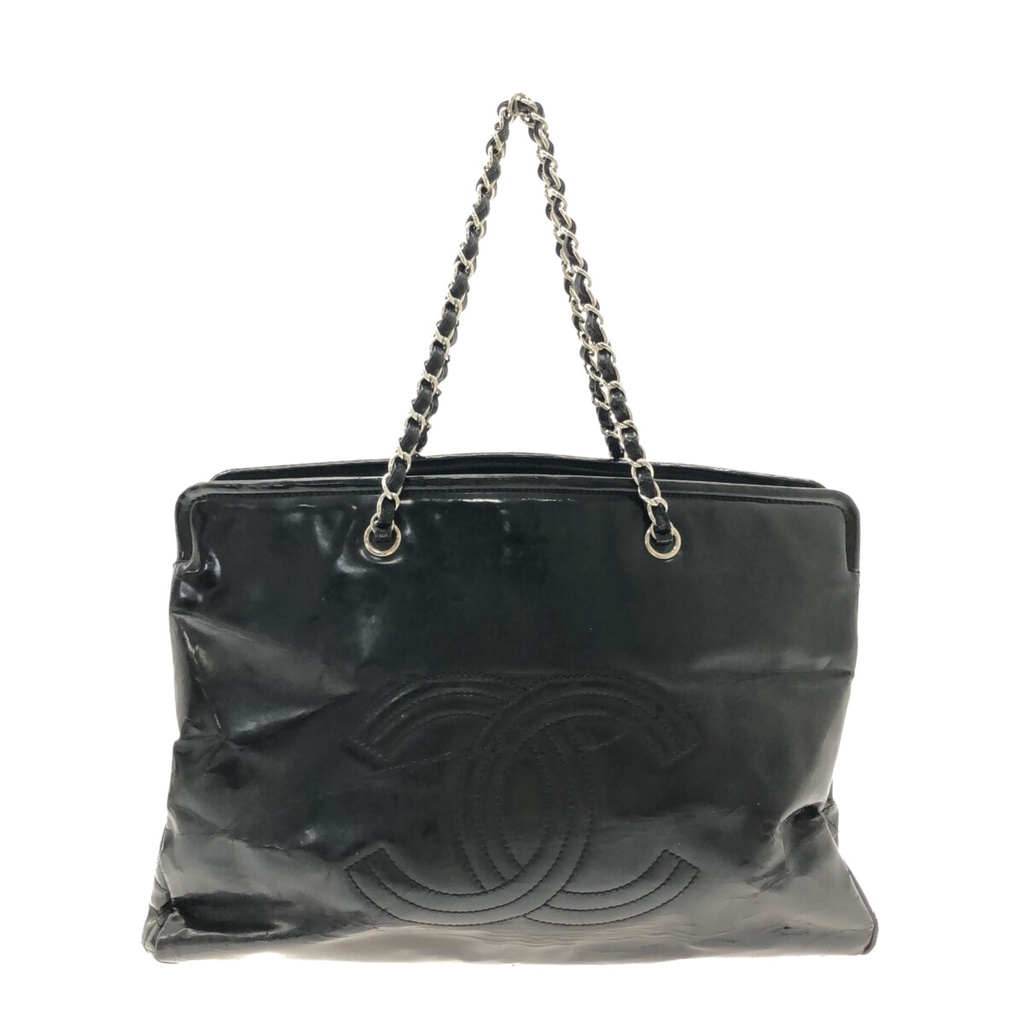 Secondhand CHANEL tote bag matelasse black