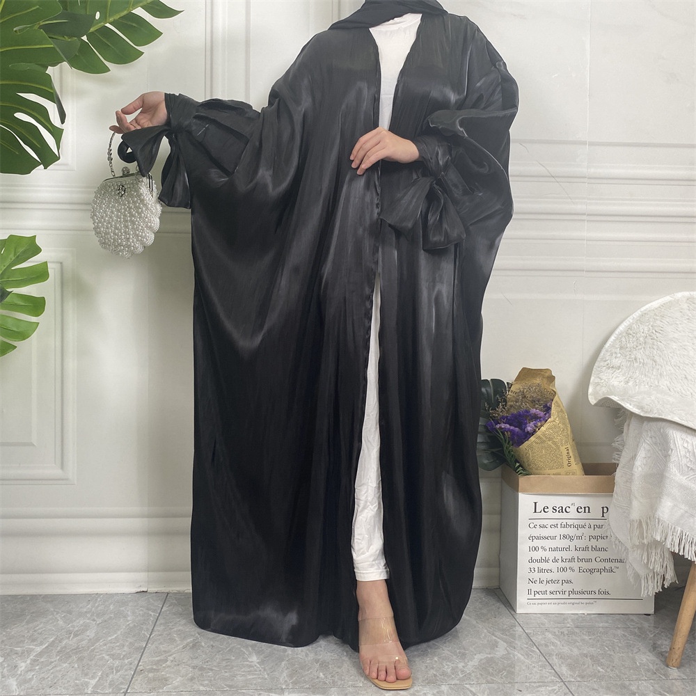 2023 Ramadan Islam Cardigan Abaya Arab robe jubah Women Wear Abaya Cloak Muslim abaya dress Muslimah fashion Baju Malaysia abaya 6653