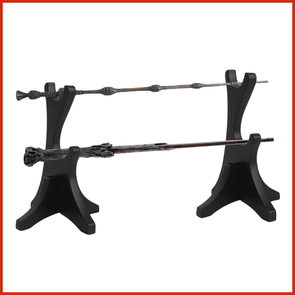 Wizard Wand Display Stand Magic Wands Holder Lightsaber Display Stand 2 Tiered Table Shelf Racks For Collecting shinmy