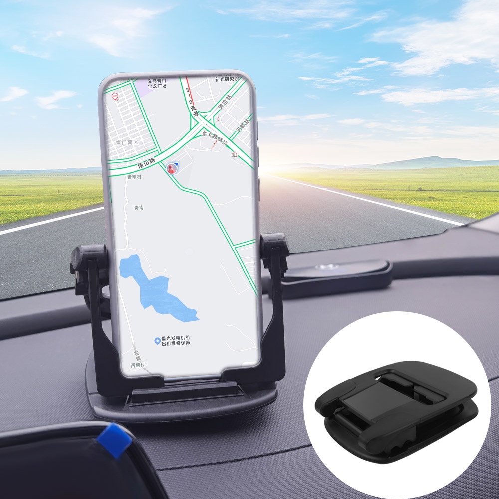 Reliable Versatile 360 ° rotatable H6 horizontal vertical Universal Car Mobile Phone Holder / Self-adhesived Mounted - Image 4