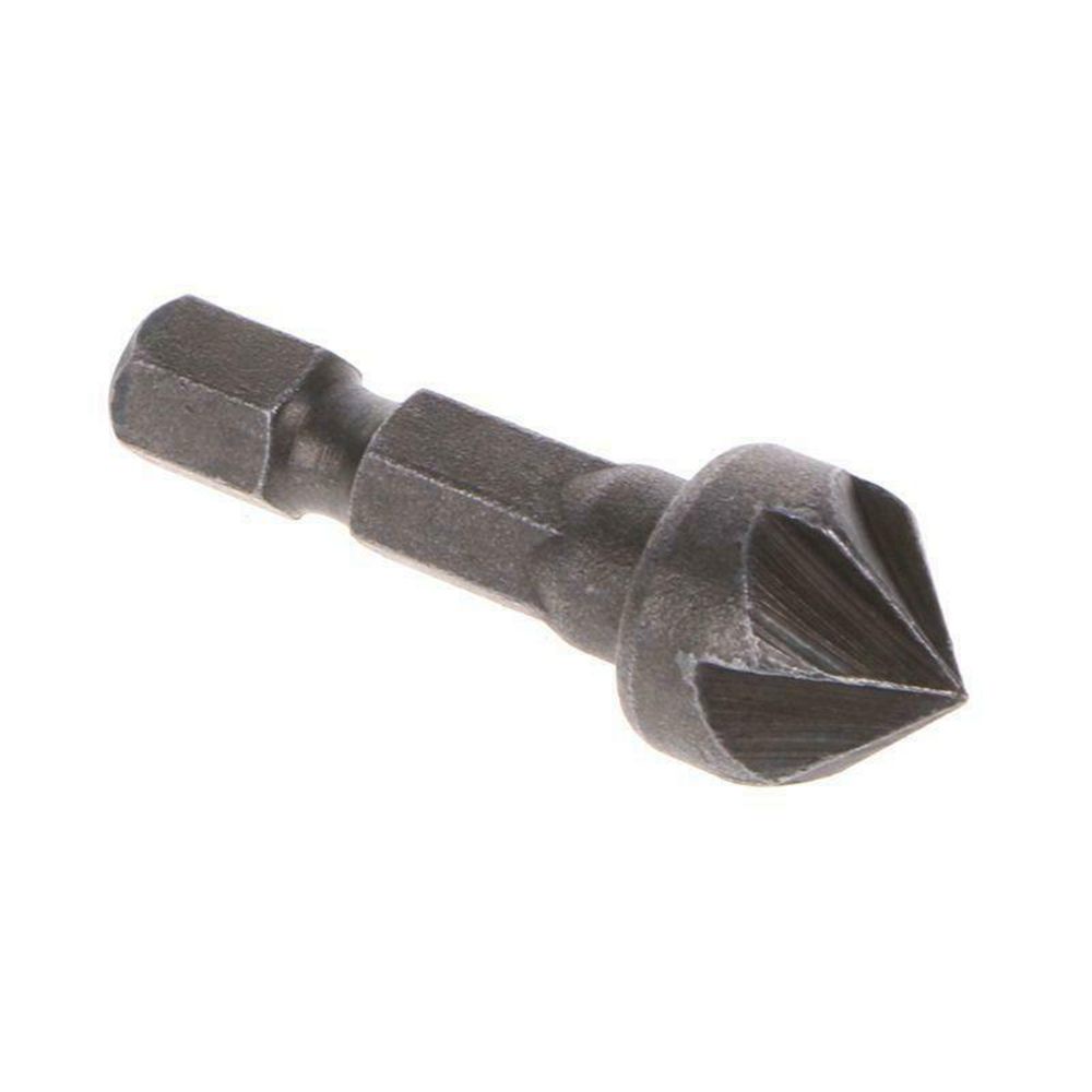 Hardware Heavy 90 Degree Countersink Drill Chamfer Bit 1/4" Hex Shank Carpentry Woodworking Cutter Remove Tool Craft ... - Image 5