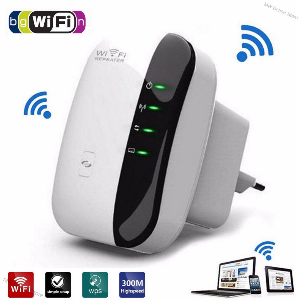 300Mbps Wifi Repeater Wireless-N 802.11 AP Router Extender Signal Booster MW Online Store