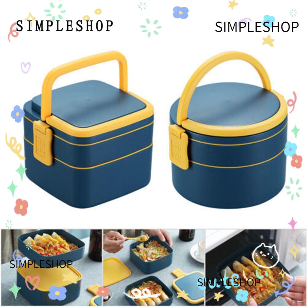 SIMPLESHOP Warmer Food Container Portable Kids Adult Heat Preservation Lunch Package