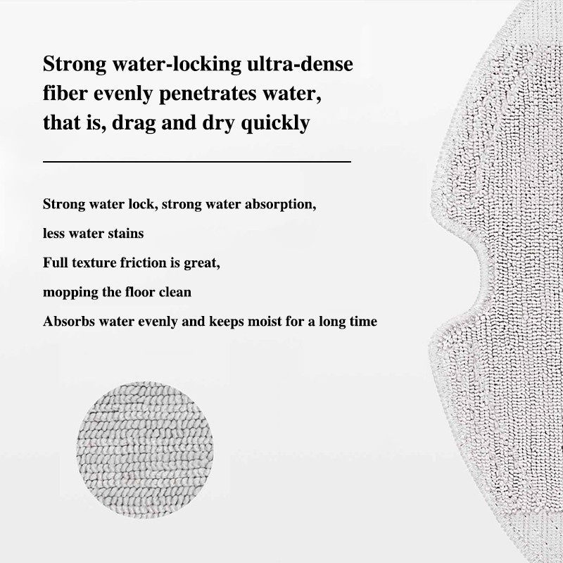 Essential Purpose Xiaomi Mijia Robot Vacuum Cleaner 1C 1T 2C MOP 2 HEPA filter Disposable cloth Side brush Main cover - Image 5