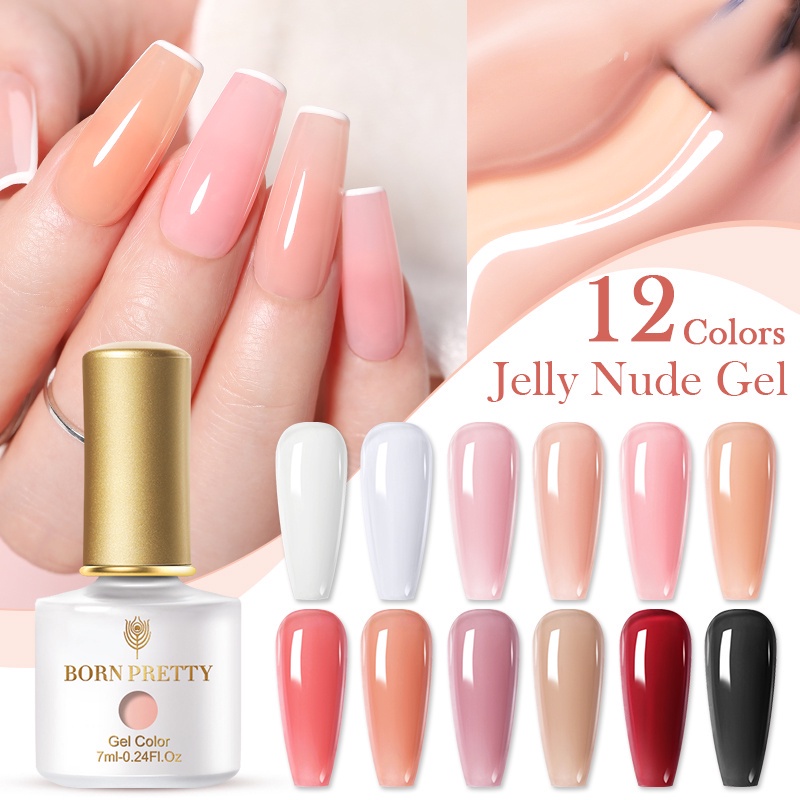 Purpose Essential 7ML Milky Jelly White Nude Gel Polish Translucent Manicuring UV LED Soak Off Nail Art Ice Pink S Have - Image 4