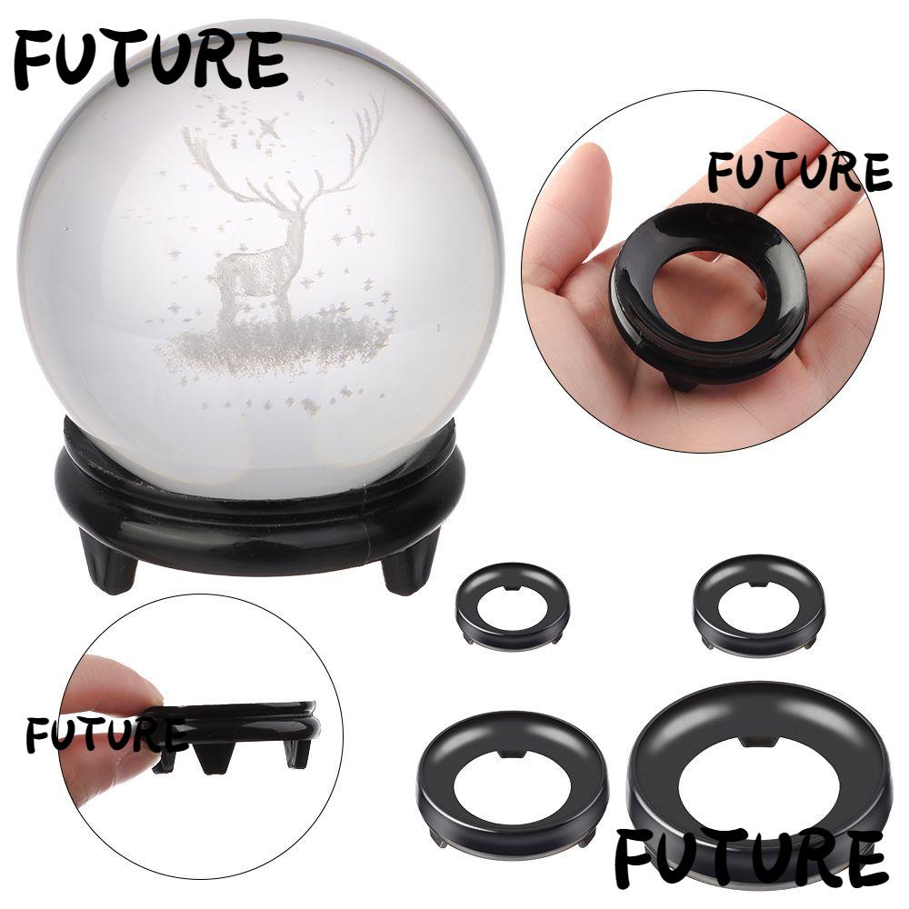 FUTURE Wooden Crystal Ball Display Stand Carving Crystal Ball Holder Crystal Sphere Base Gourd DIY Craft Gift Photography Props Home Decoration