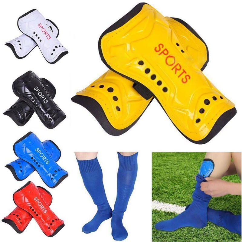 Sports Leg Protector Kids Football Shin Pads Adult Knee Support Soccer Shin Guards Light Soft Foam Protect Soccer Football Shin Guard Teens Socks Pads Professional Shields Legging