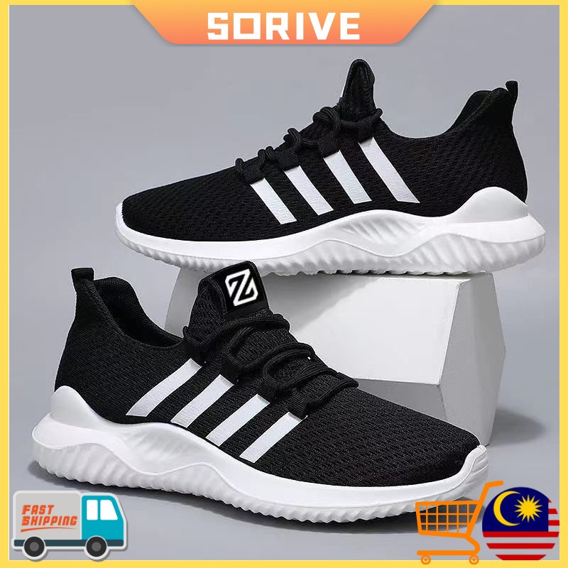 Men's Sport Shoes Sneakers Kasut Sukan Lelaki Fashion Harga Murah Lelong Unisex Fashionable Running