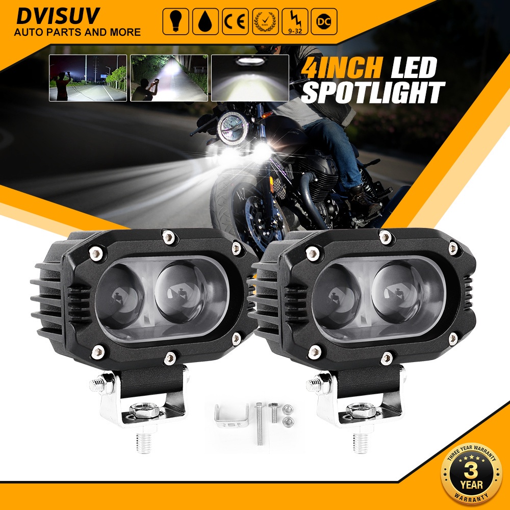 Versatile Durable DVISUV 4inch Car Lights Led Work Light 6500K Spot Beam Motorcycle 4x4 Offroad Truck SUV AVT 12V 24V... - Image 2