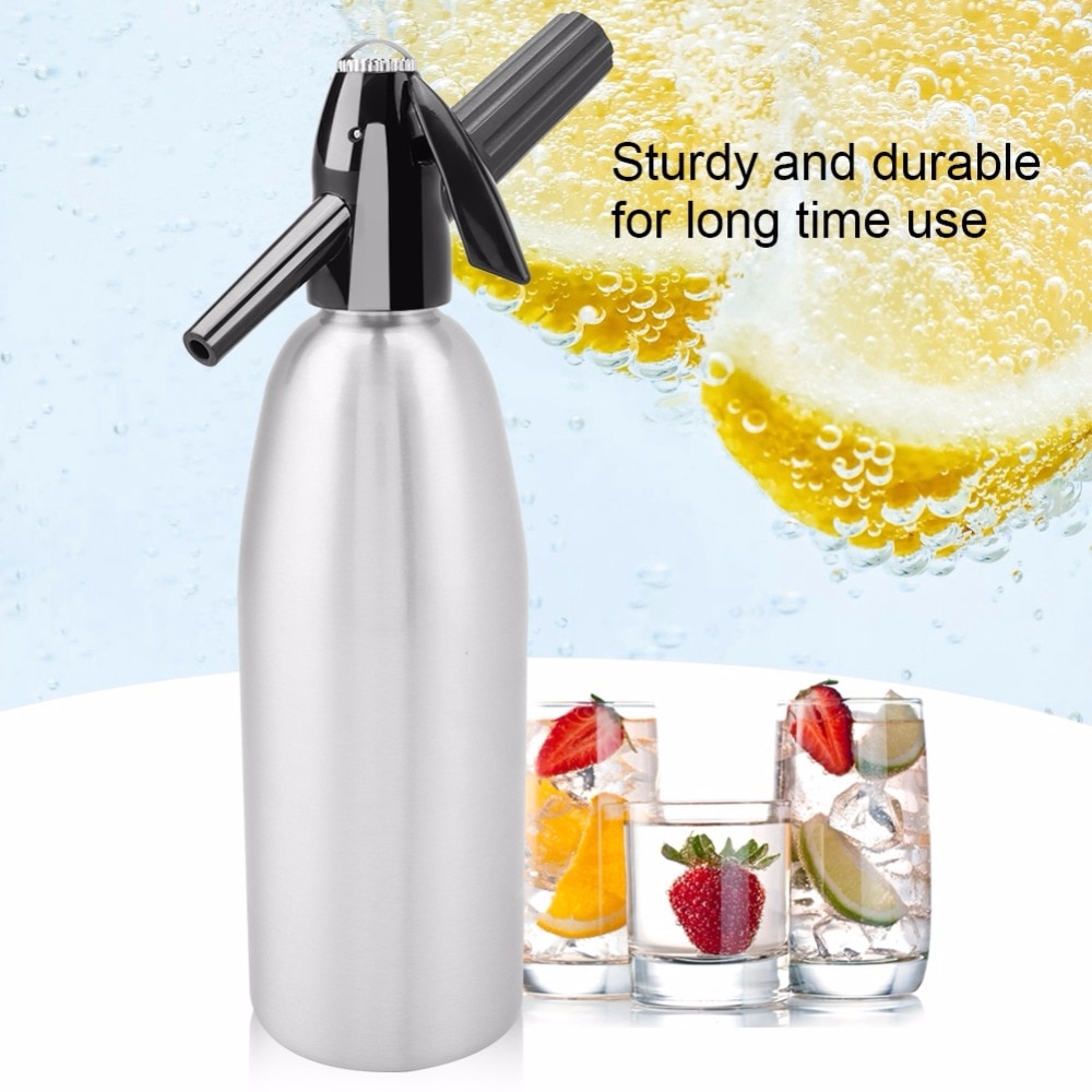 Have Versatile Portable 1L Soda Maker Cold Drink Carbonated Bubble Water Machine DIY Cocktail CO2 Siphon Essential Must - Image 2