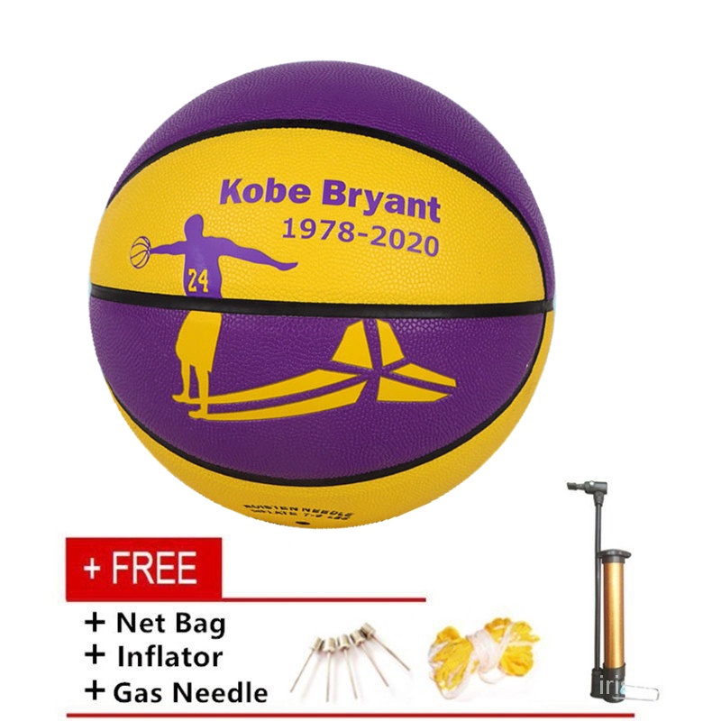 Official Size 7 Size 5 KOBE BRYANT Basketball Ball PU material Basketball for Boys Men Adults Wear Resistant durable basketball for School Indoor Outdoor Games Training Match