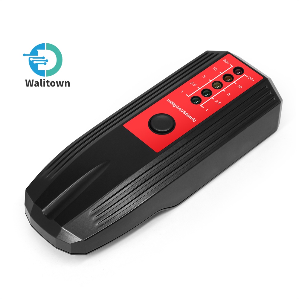 5 LED EMF Meter Magnetic Field Detector Ghost Hunting Paranormal Equipment Tester Counter for Office Outdoor