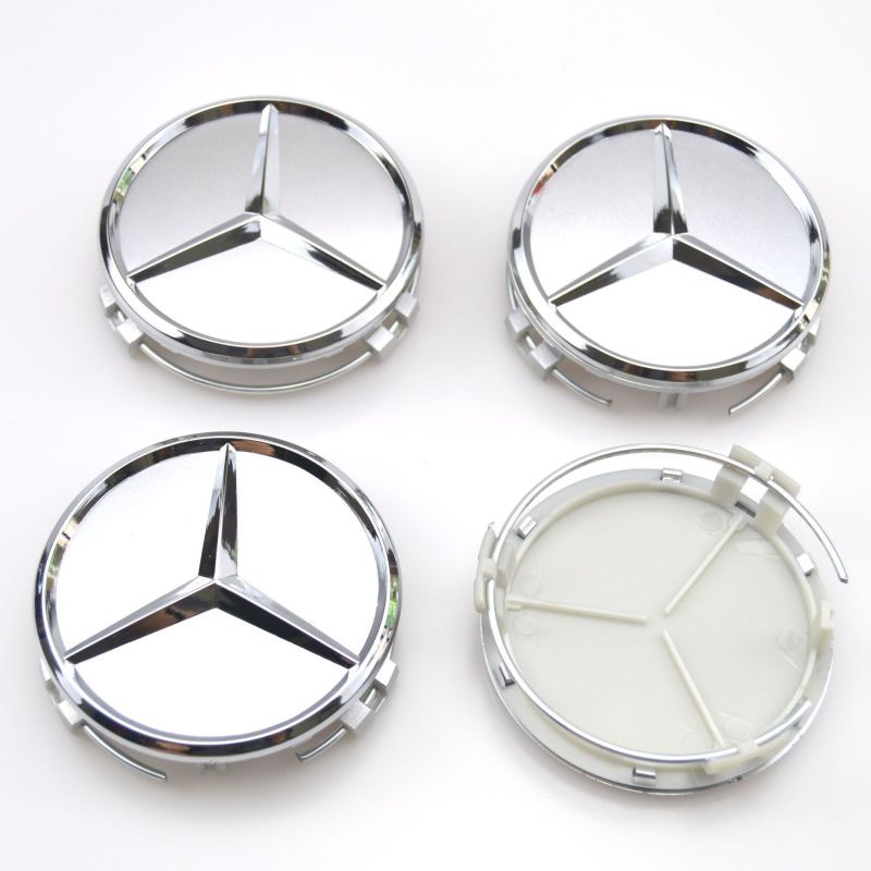 Have Essential 【Ship out within 24 hours】 4pcs 60mm/75mm Wheel Hub Caps Tire center Covers logo emblems Mercedes ... - Image 2