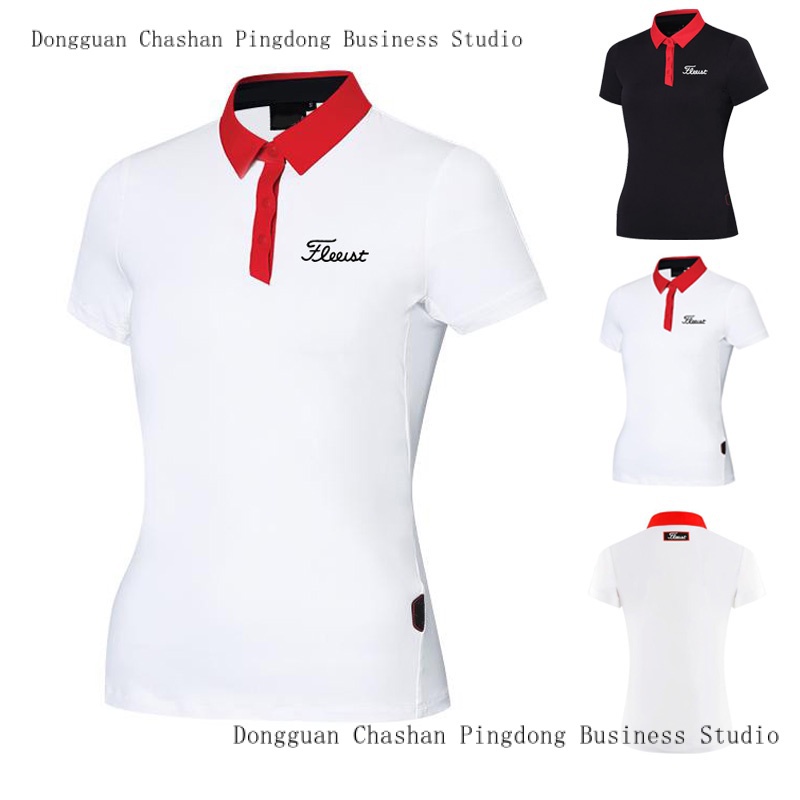 2023 New summer outdoor sports golf clothing Women's breathable quick-drying clothes Short sleeve T-shirt Polo shirt Fashion casual can be customized