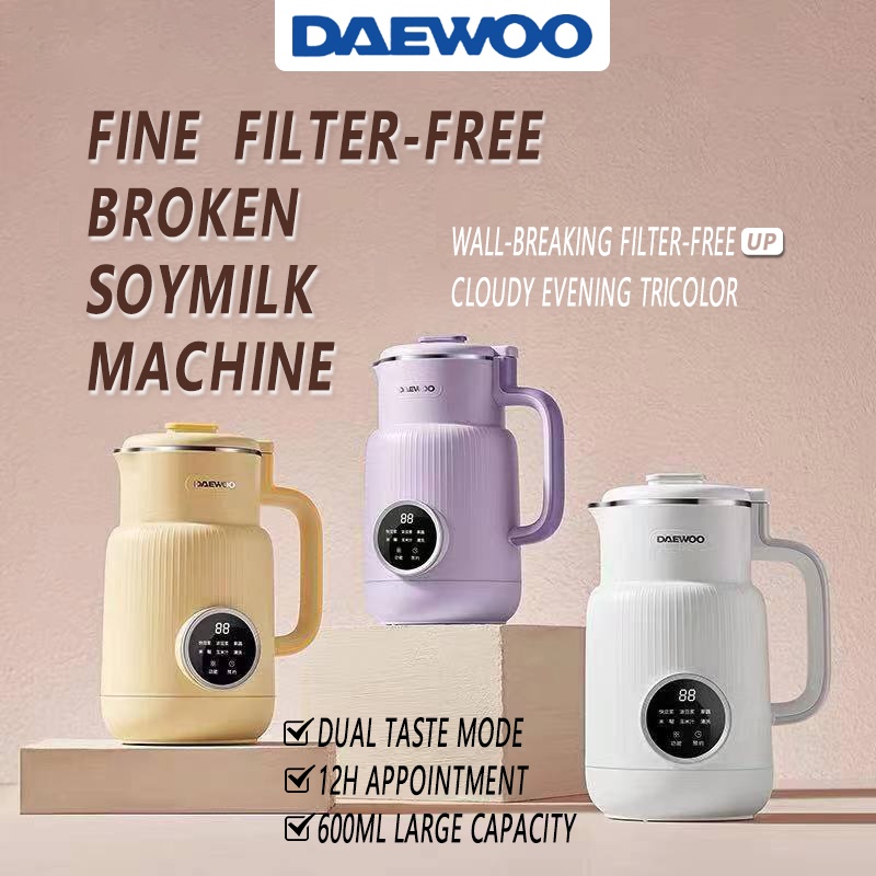 DAEWOO Soymilk Machine / Food Processor / Juice Maker  /fruit and vegetable juice/cleaning/fast soymilk/thick soymilk
