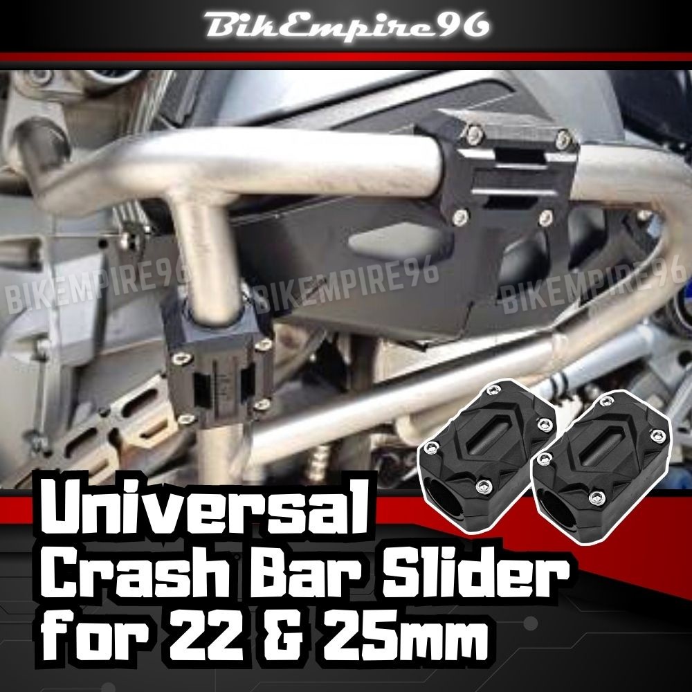 Universal Crash Bar Slider 22 & 25mm Motorcycle Accessories Crash Bar protector