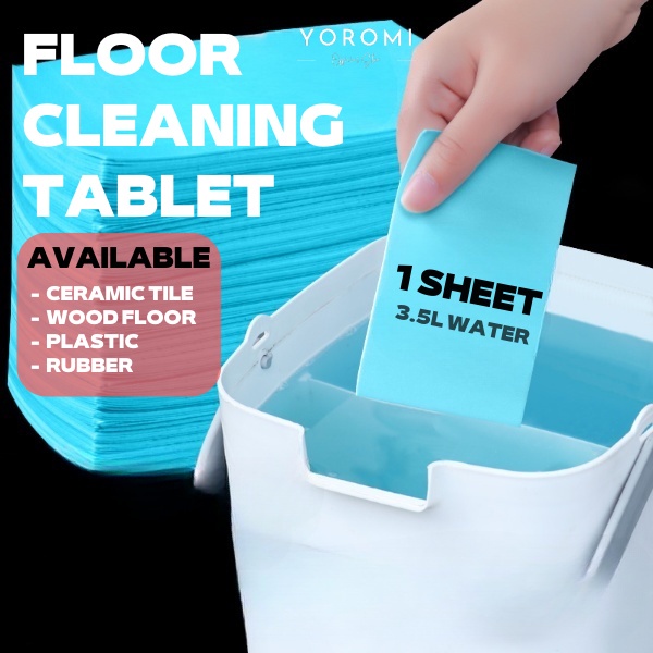 【 1Pack 30Sheet 】 Magic Floor Cleaning Tablet Seafresh / Lavender Multi Effect Floor Cleaning Pencuci Lantai