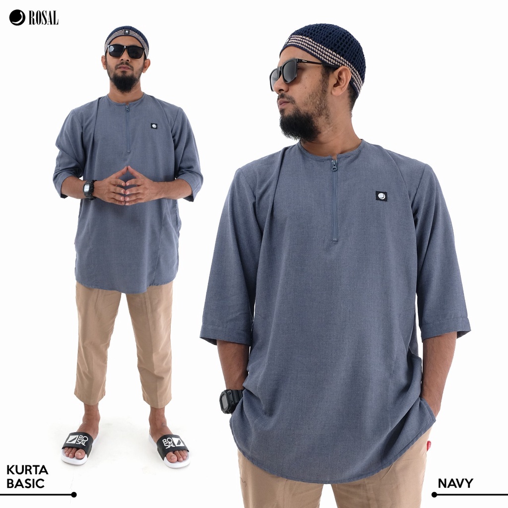 PRIA Rosal Muslim Pakistani Kurta Koko Shirt - Classic Kurta