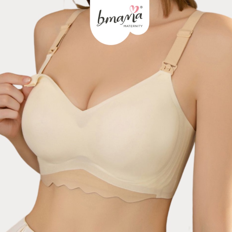 Bmama Ultra Cooling Seamless Nursing Bra | Champagne | 36 Size