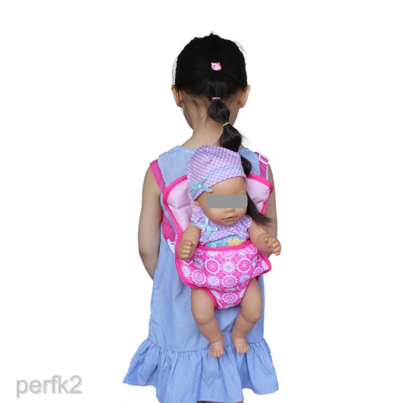 Casual Trendy Popular Girls Baby Doll Backpack Carrier Straps 14-18 inch Dolls Outdoor Fashion - Image 4