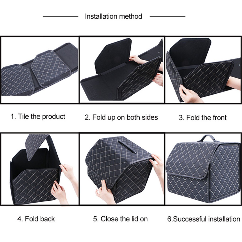 Daily Style Car Trunk Waterproof Organizer Box Large Capacity Accessories Auto Multiuse Tools Storage Bag Stowing Tid... - Image 3