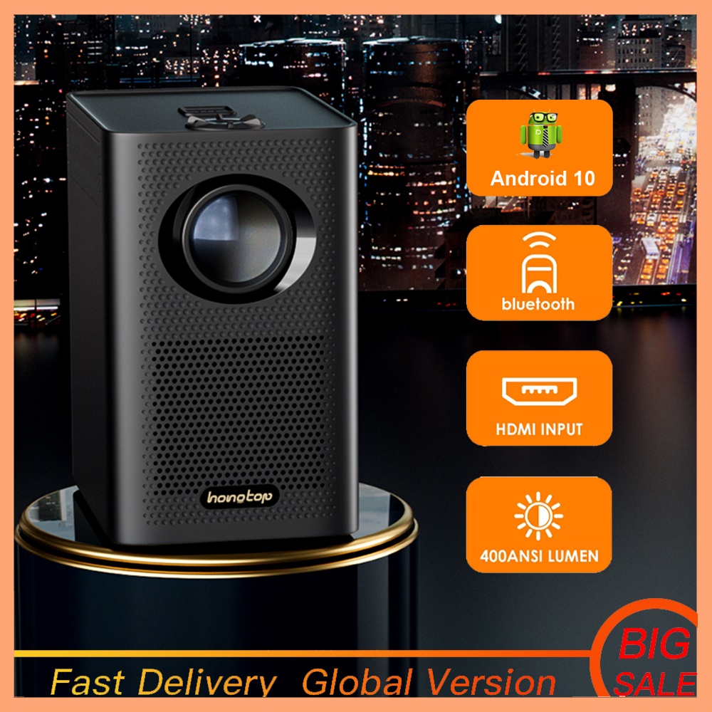 S30MAX Projector Android 10 4K Smart WIFI Portable Home Theater Cinema Android Phone Beamer Bluetooth LED 1080 Projector