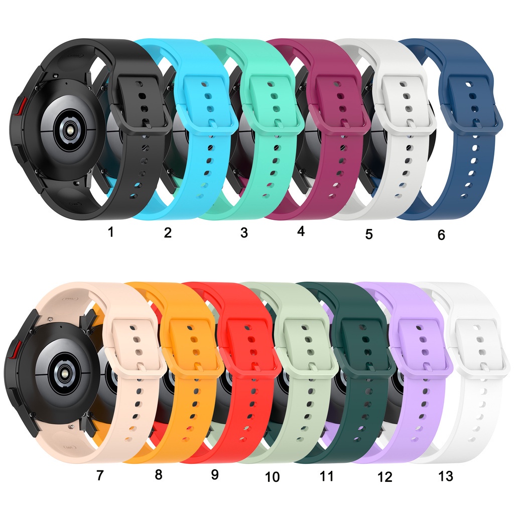 Daily Style 20mm Silicone watch Band Samsung Galaxy 4 classic 46mm 42mm Sports Strap Bracelet Trendy - Image 4