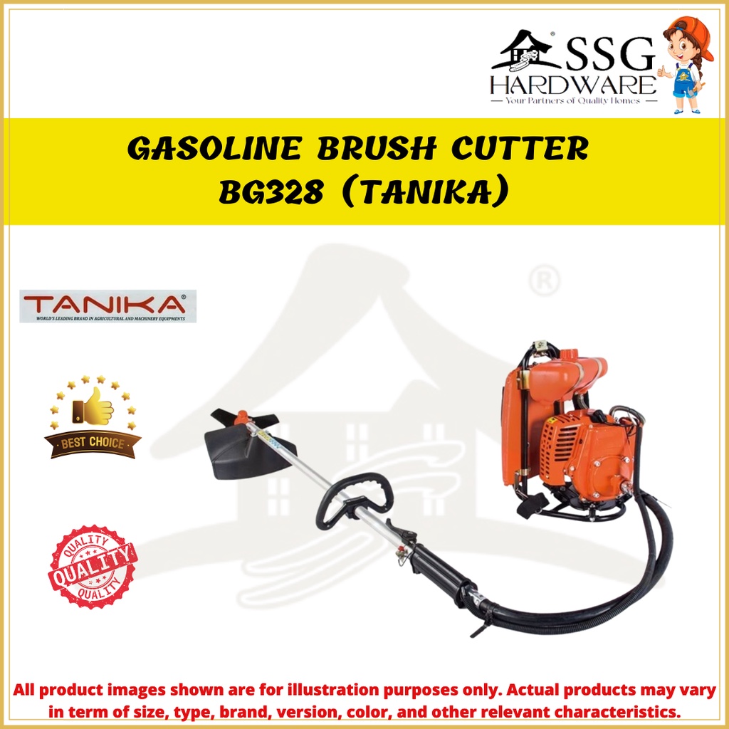 GASOLINE BRUSH CUTTER BG328 (TANIKA) /GRASS CUTTER MACHINE/ MESIN POTONG RUMPUT/PEMOTONG RUMPUT /POTONG RUMPUT AUTOMATIK