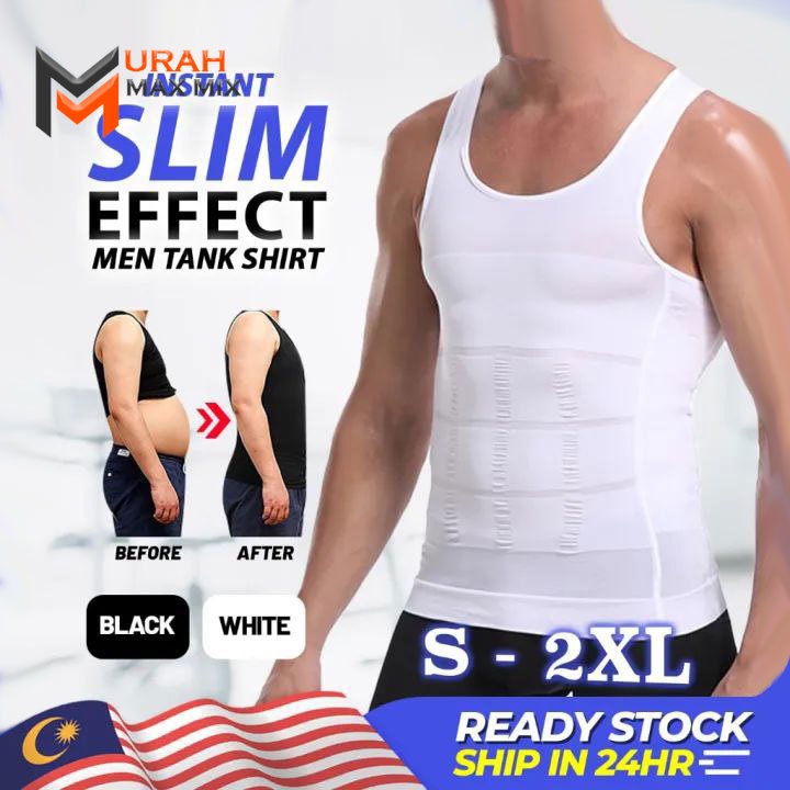 MMM_Men Slimming Singlet Man Singlet Body Shaper Slim Shapewear Singlet Lelaki MT 103