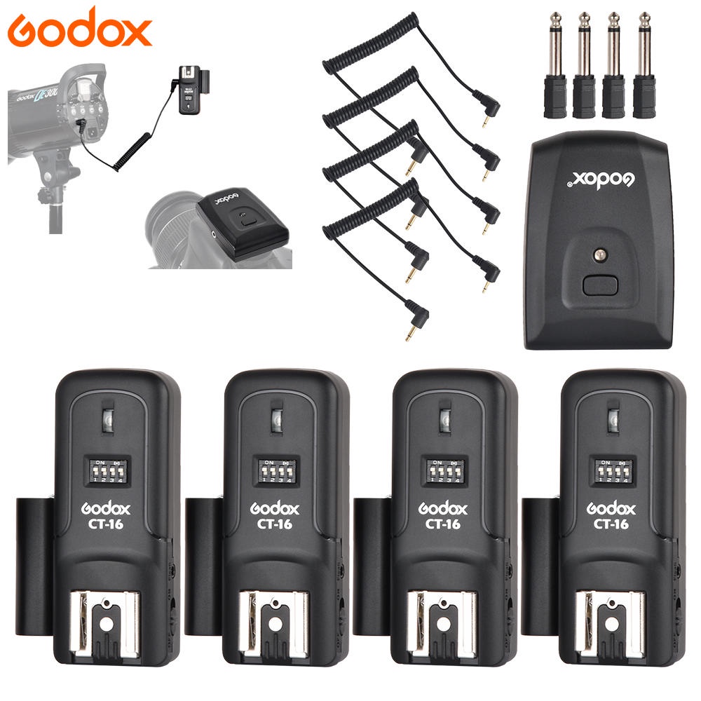 Durable Quality Godox CT-16 16 Channels Wireless Radio Flash Trigger Transmitter + Receiver Set Canon Nikon Studio Sp... - Image 5