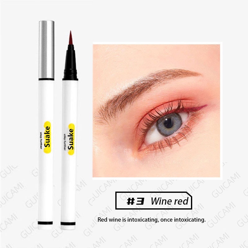 DIY Craft Quick-drying Eyeliner Pen Professional Black Waterproof Long-lasting Not Blooming Liquid Lady Makeup Tool H... - Image 3