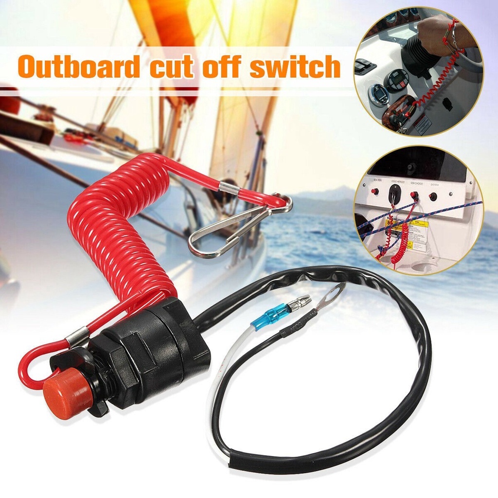 Elevate Safety and Performance with the Boat Outboard Engine Motor Lanyard Kill Stop Switch