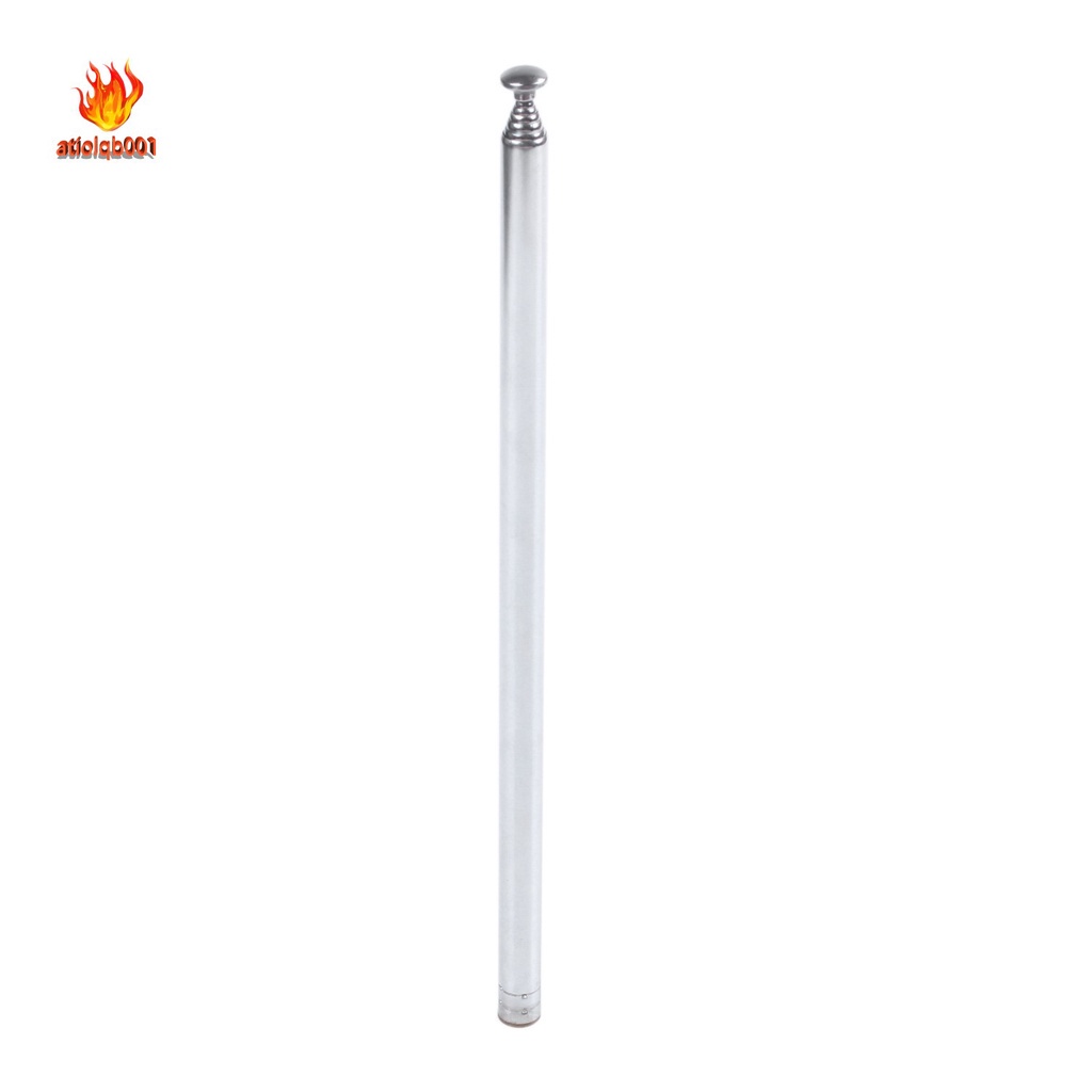 Durable Essential 【】【】96cm Length 7 Section Telescoping Stainless Steel AM FM Radio TV Antenna - Image 5