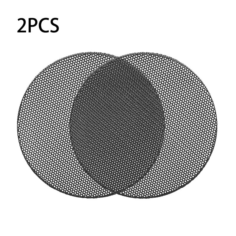 Versatile Must <ARZ> 2Pcs Speaker Conversion Net Cover Car Audio Decorative Circle Metal Mesh Grille Reliable Multi - Image 3