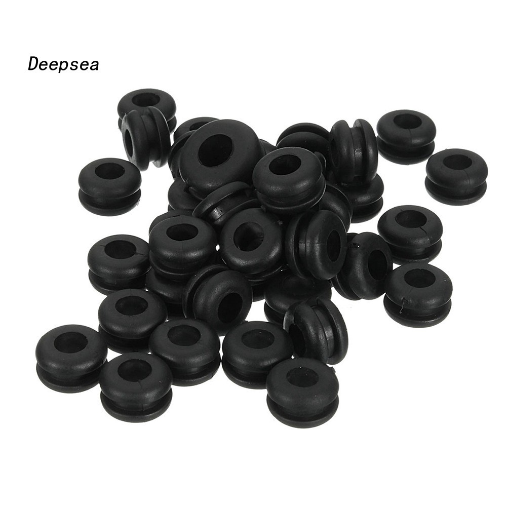 Premium Have <PT>180Pcs Black Rubber Washer Seals Grommets Assortment Set Wiring Cable Gasket Kit - Image 5