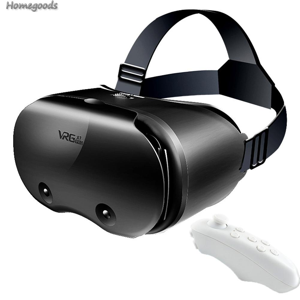 {HOT-99}VRG Pro X7 3D VR Headset Virtual Reality Glasses Helmet with Controller [homegoods.my]