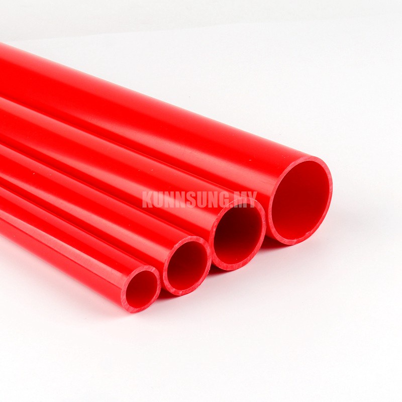 Quality Versatile 2pc PVC Pipe 50cm Red Color Aquarium Water Supply 20 50mm Outer Diameter per Piece Must - Image 2