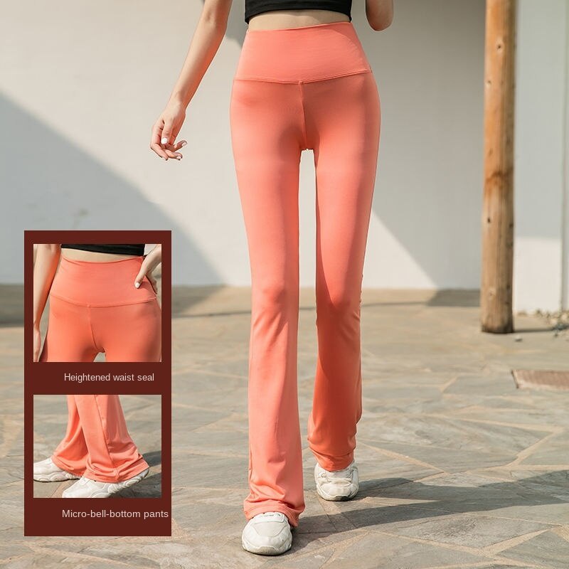 Essential Have Yoga Pants Women's Running Fitness Cotton Breathable plus Size Straight Slimming Sports Mop - Image 3