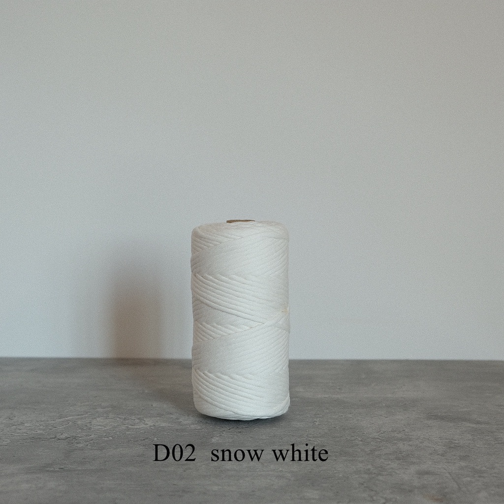 Purpose Premium 41 colors ! Ropemate 3MM 4mm single strand twisted 3 strands macrame cord braided cored cotton rope-1... - Image 4