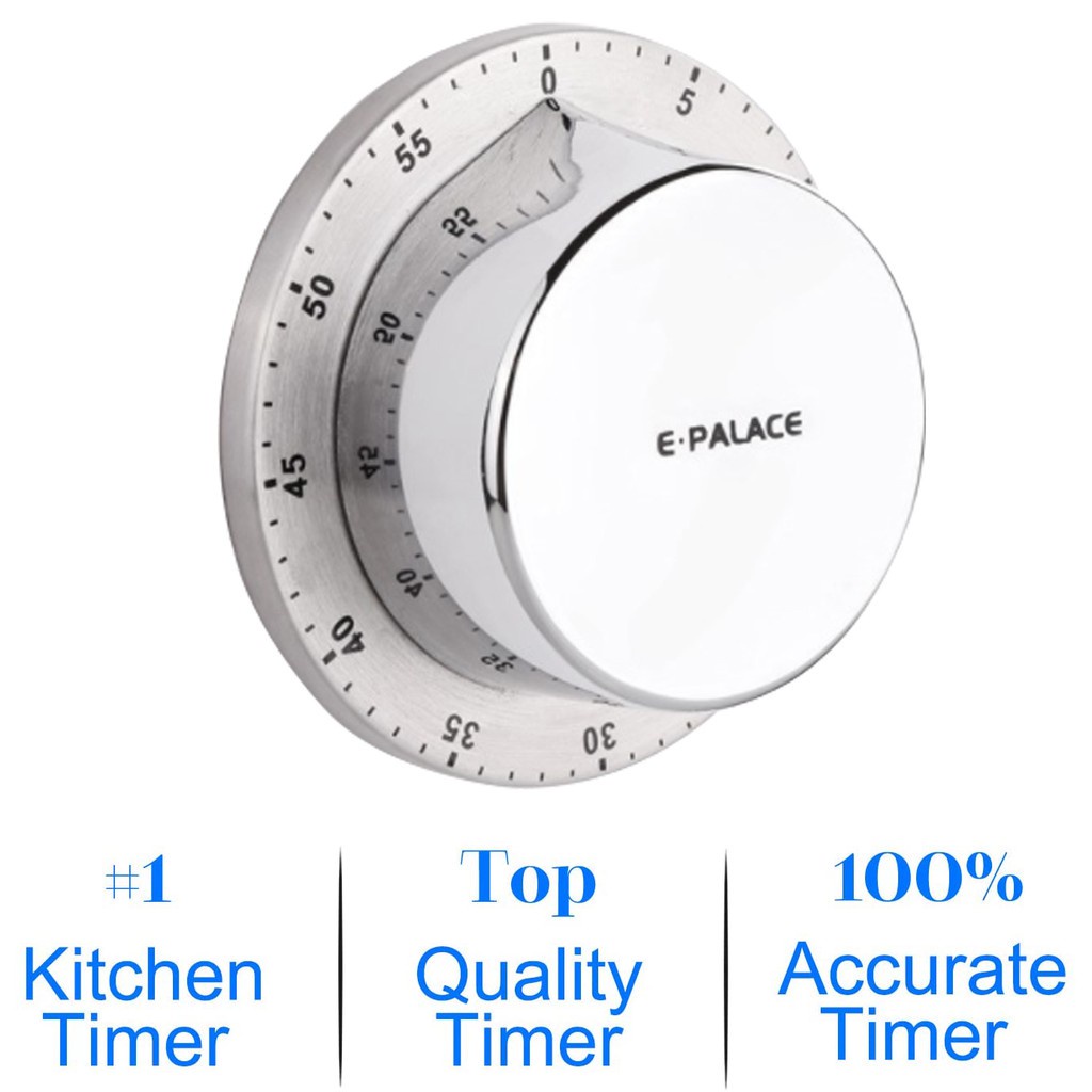 Meal Home Magnetic Kitchen Timer Loud Alarm No Batteries Required Countdown Cooking Tools Mechanical Learning Clock B... - Image 2