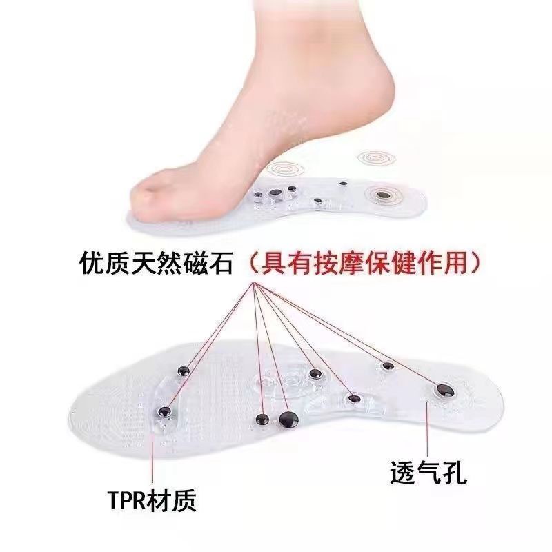 Essential Must Ready Stock Foot Acupoint Sports Health Care Magnet Insole Deodorant Breathable I Premium Purpose - Image 4