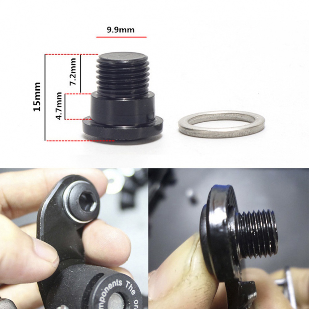 Securely Fix Your Bike’s Rear Derailleur with This Durable Aluminum Alloy Bolt for Shimano TX35 TZ Gear Mech Hanger