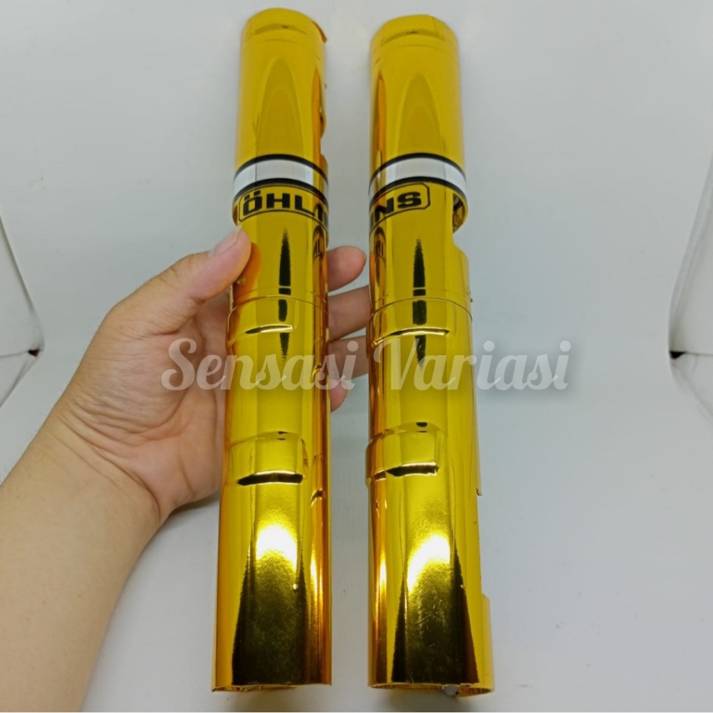 Multi Essential Honda Vario 160 ABS/CBS Motorcycle Front shock Cover GOLD - Image 2