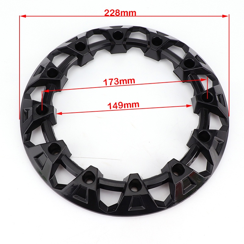 Purpose Have 1 pair/2 pcs 8 inch ATV Wheel Trim Hub Protection Decor Rim Cap Plastic Cover Buggy Quad Bike 8" wheels ... - Image 5