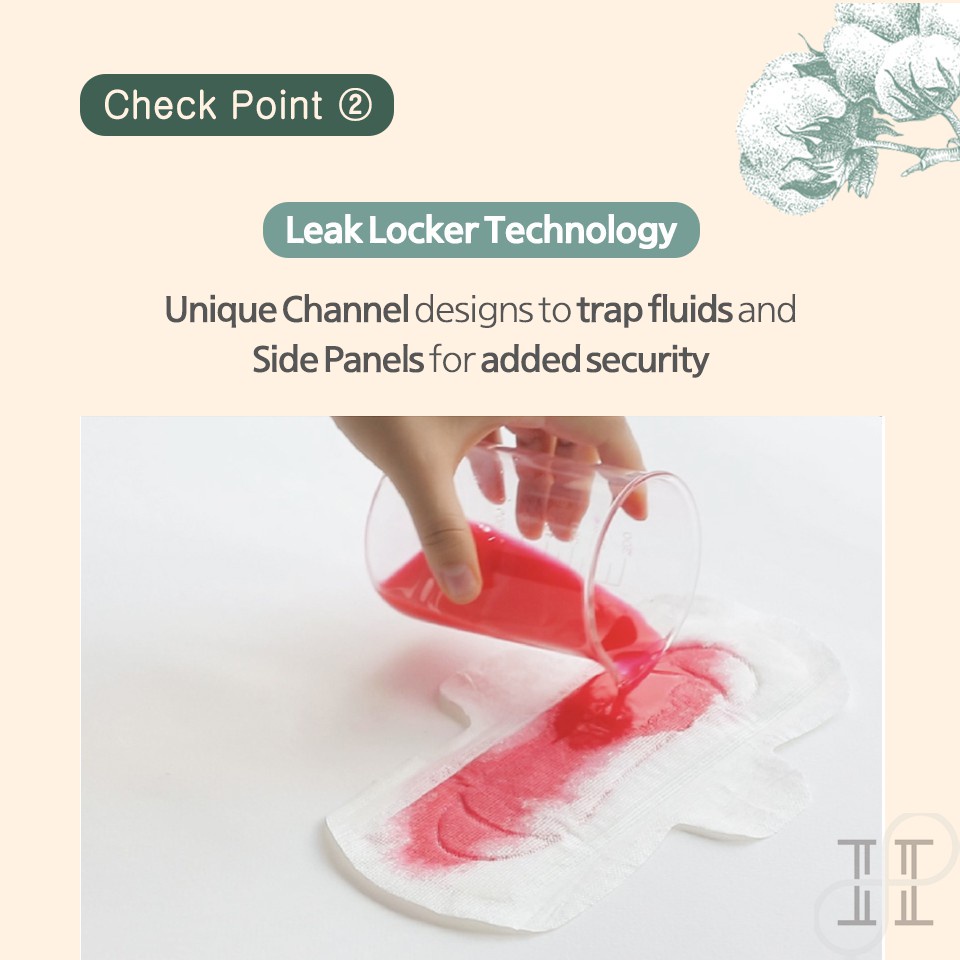 Versatile Premium Korea Rael Organic Cotton Cover Sanitary Pads I Napkin Leak protection breathable Soft & Comfortabl... - Image 5